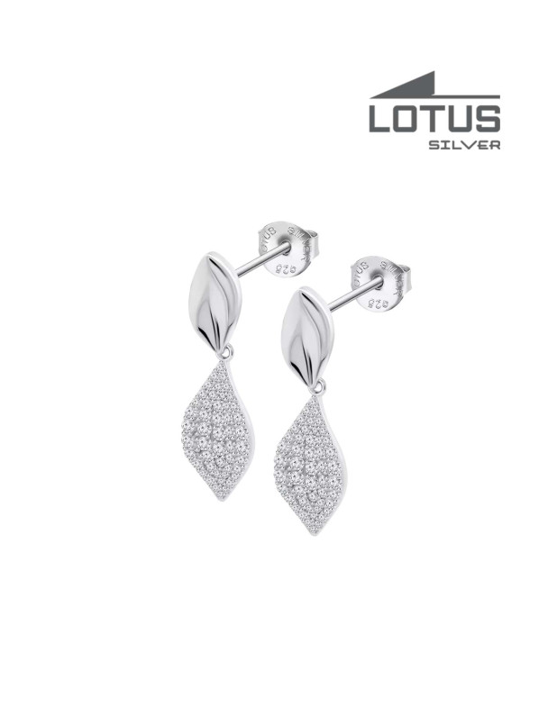 LOTUS SILVER EARRINGS